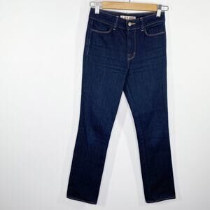 J Brand Womens Straight Leg Jeans Size 25 XFit Lycra Four Way Stretch Dark Wash